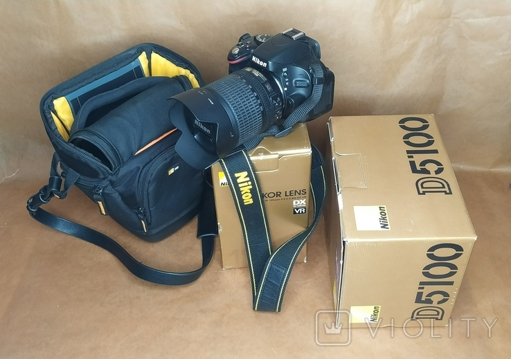 Зеркальный фотоаппарат Nikon D5100 объектив 18-150 пробег - 2736 кадров, фото №2