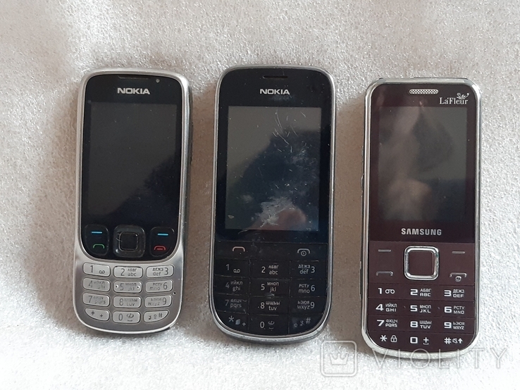Телефоны Nokia и Samsung (3 шт.)