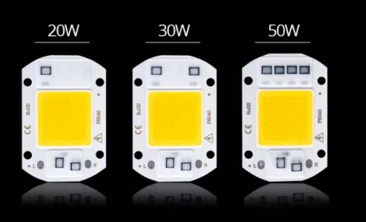 LED светодиодный модуль плата на 220v лампа прожектор 20вт АС 220v 20w, photo number 2