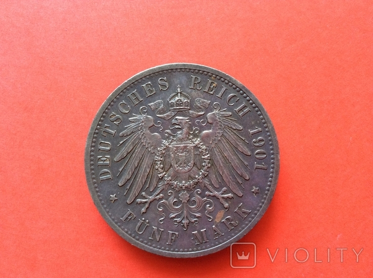 5 марок 1901 г 200 лет Пруссии, фото №5