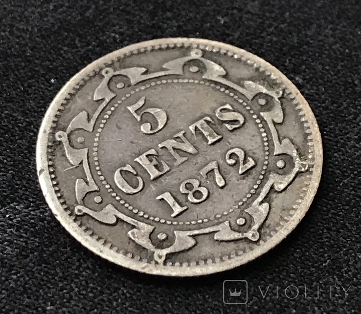 5 cent 1872 года Newfoundland, Канада