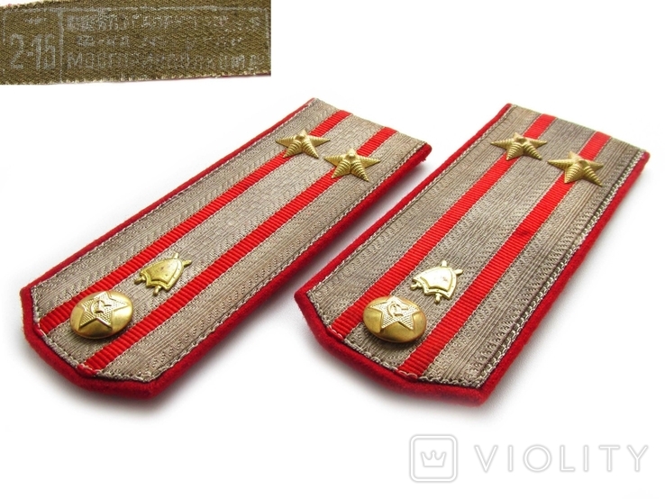 Погоны подполковника юстиции образца 1955 года., фото №2