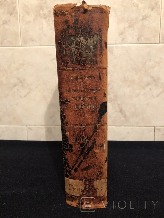 Терминологический медицинский словарь. 1864 год, фото №3