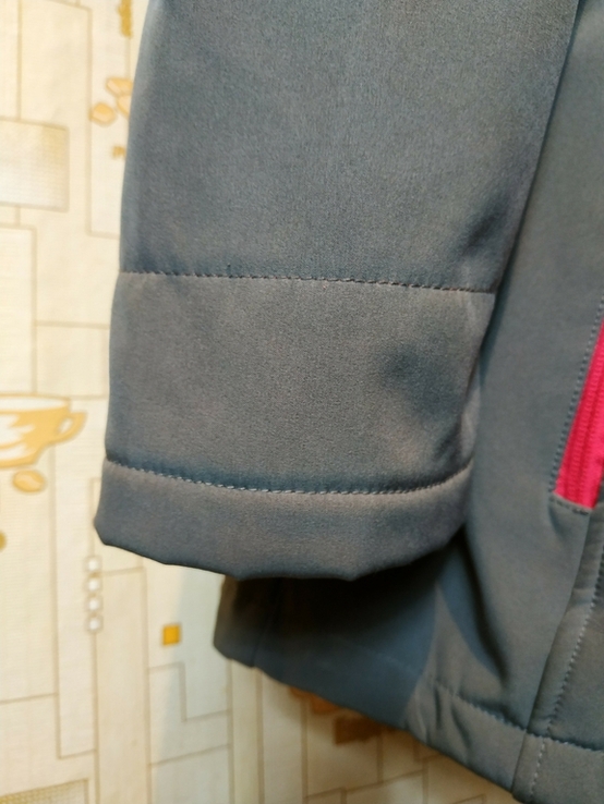 Куртка. Термокуртка JANINA софтшелл мех р-р 50(прибл. 4XL)(состояние нового), фото №6