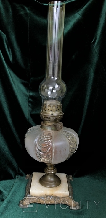 Старовинна сецесійна лампа, початок 20 ст, фото №2