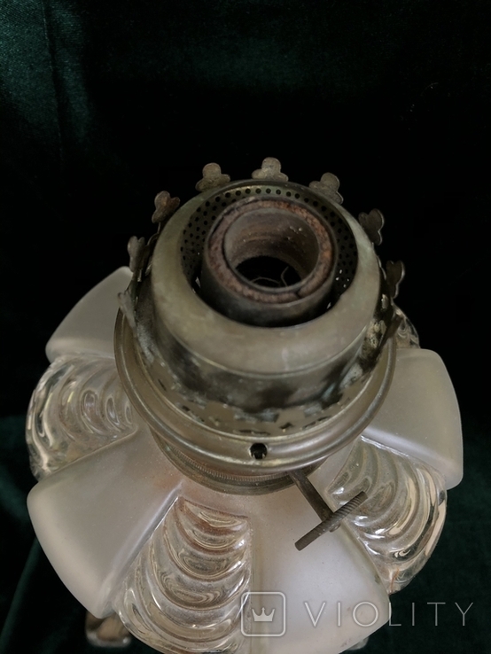 Старовинна сецесійна лампа, початок 20 ст, фото №8