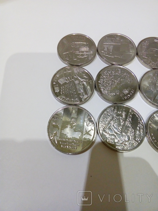 Юбилейные монеты Украины 10 грн 9 шт, фото №3