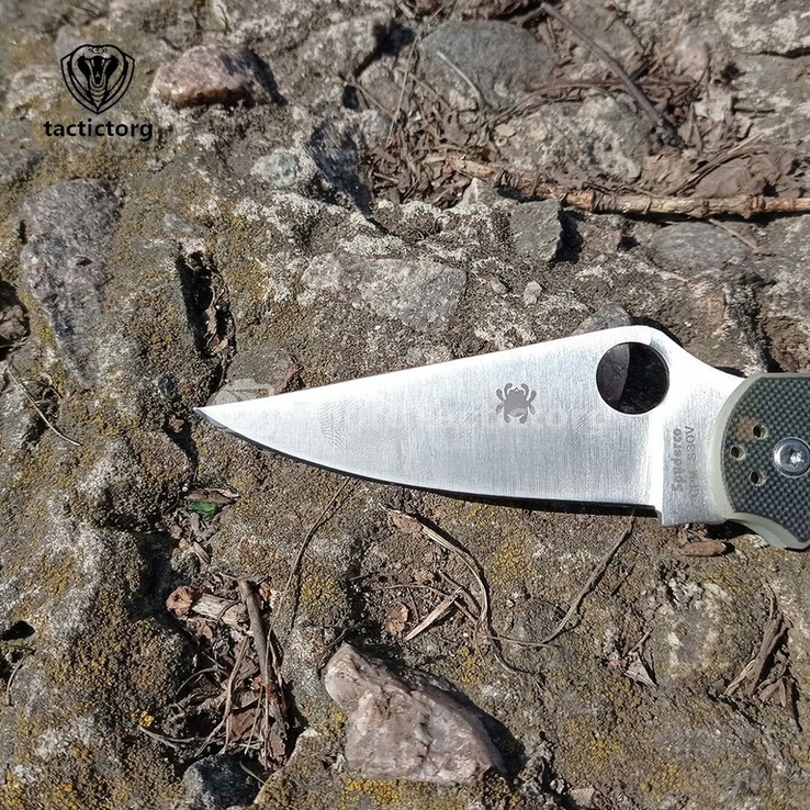 Нож складной Spyderco Military пиксель, numer zdjęcia 7