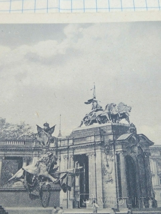 Открытка национальный памятник кайзеру Вильгельму Берлин, фото №3