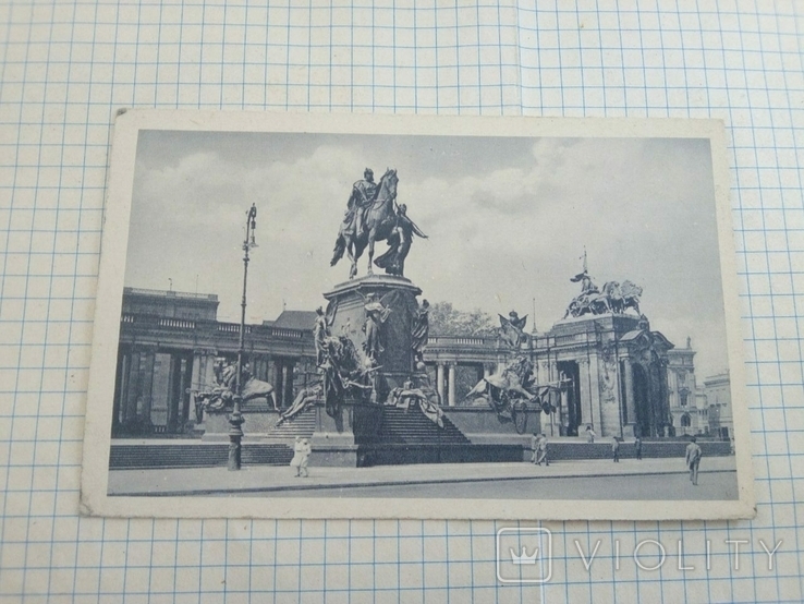 Открытка национальный памятник кайзеру Вильгельму Берлин, фото №4