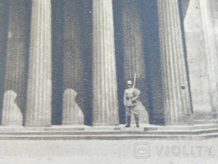 Открытки 4шт 30е годы рейх солдаты в карауле с марками, фото №10
