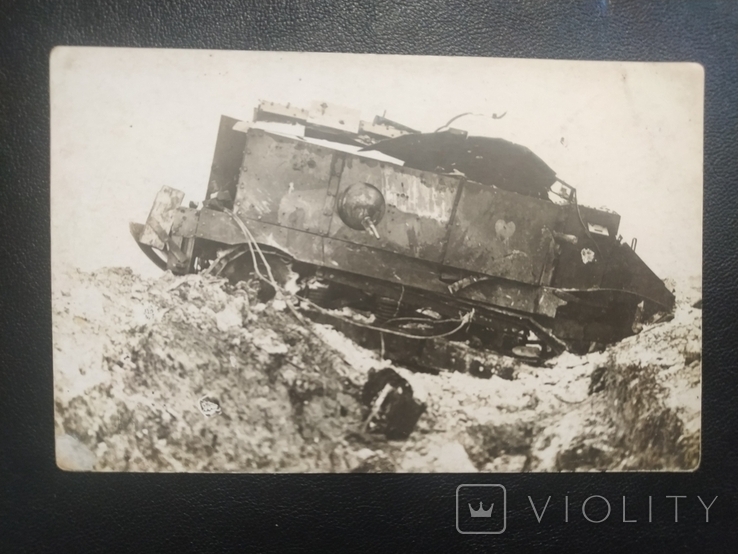Французский танк 1-ой Мировой войны СА-1 Шнейдер 1916, фото №2