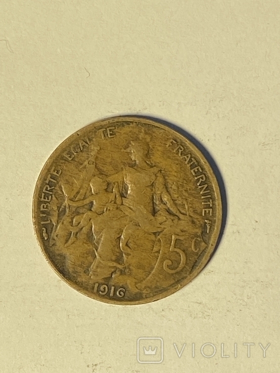 Франция 5 сантимов, 1898-1921, фото №2