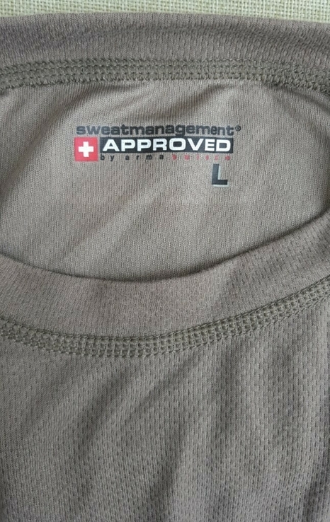 Термофутболка армії Швейцарії Sweat Management APPROVED By the army of Switzerland L, фото №3