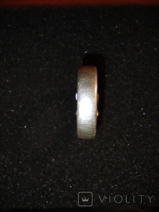  Серебряное Кольцо печатка, фото №6
