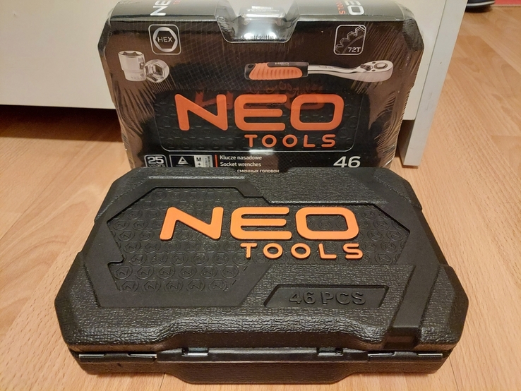 Набор торцевых ключей Neo 46 предметов, photo number 5