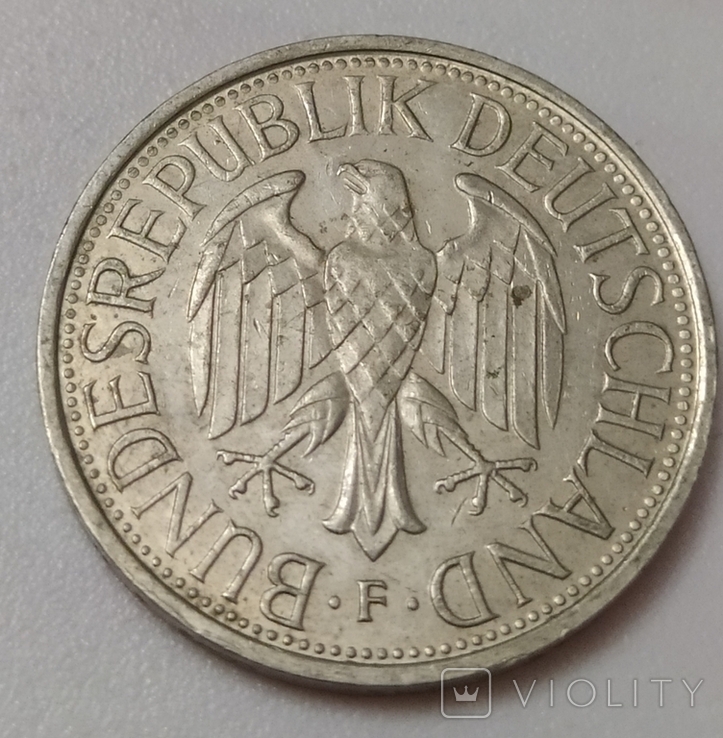 Монета 1-DEUTSCHE MARK -1989рік., фото №2