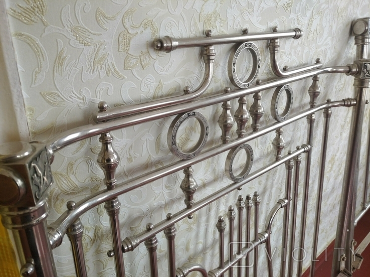 Кровать латунная СССР (без сетки), фото №11