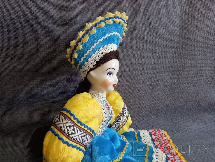 Кукла Фарфор Барышня в кокошнике, фото №13