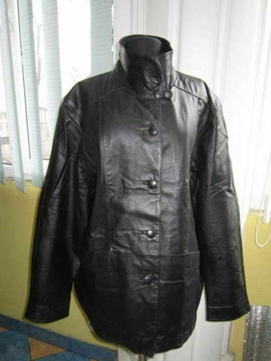 Большая женская кожаная куртка Canda (CA). Лот 1003, фото №2