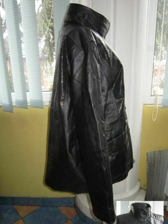 Большая женская кожаная куртка Canda (CA). Лот 1003, фото №4