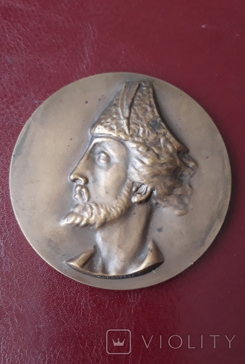 Настольная медаль ( лмд ) Шота Руставели, фото №2