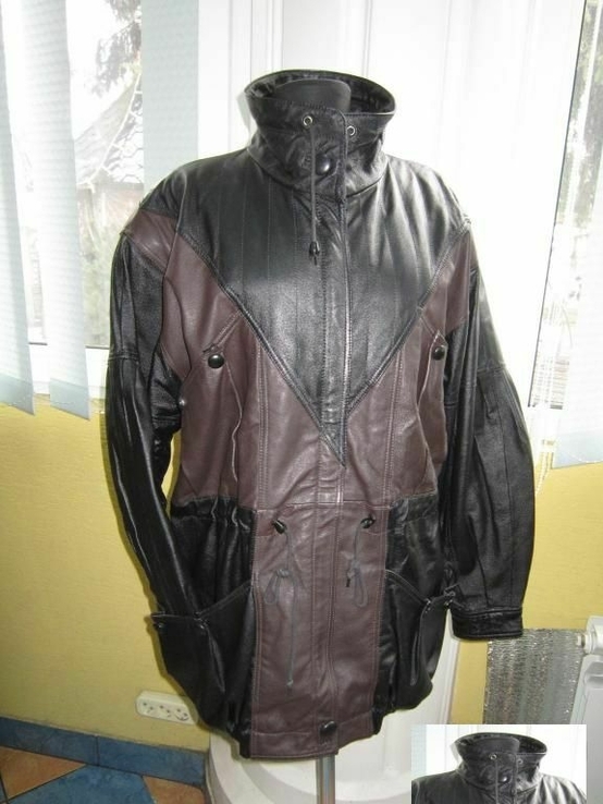 Большая модная женская кожаная куртка Canda (CA). Лот 1005, фото №2