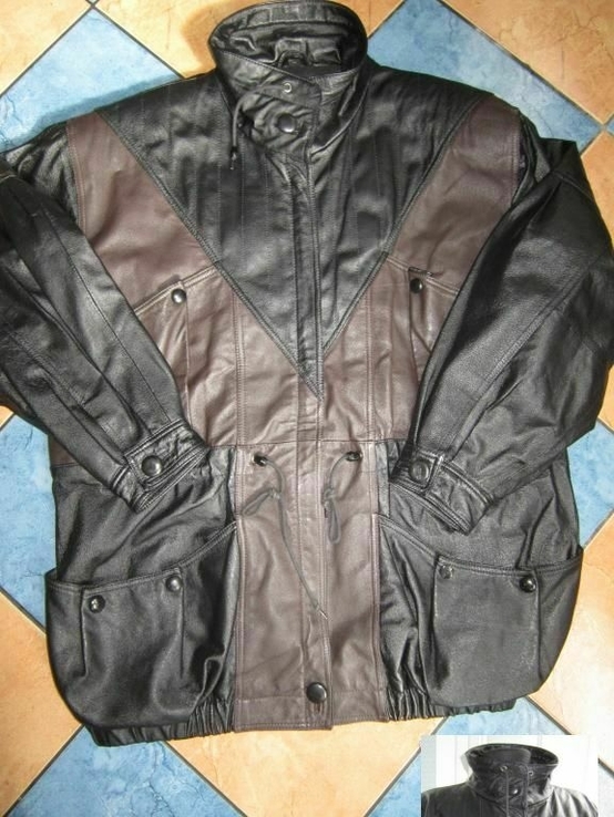Большая модная женская кожаная куртка Canda (CA). Лот 1005, фото №8
