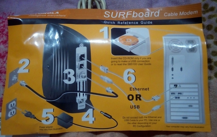 Кабельный модем Motorola SURFboard SB5100, numer zdjęcia 8