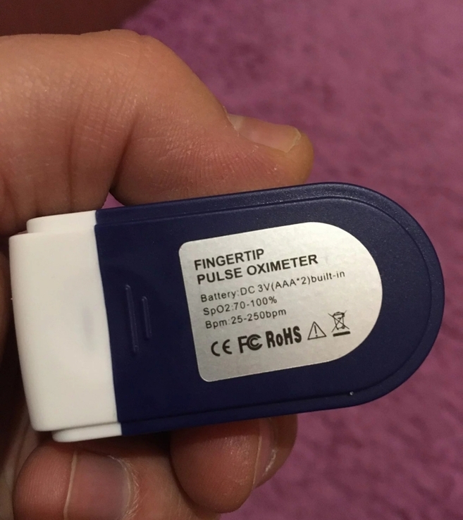 Пульсоксиметр , оксиметр на палец. pulse oximeter, photo number 8