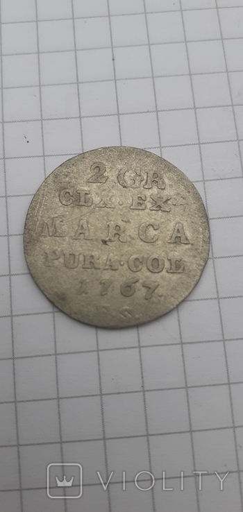 2 гроша 1767г.Станислав Август