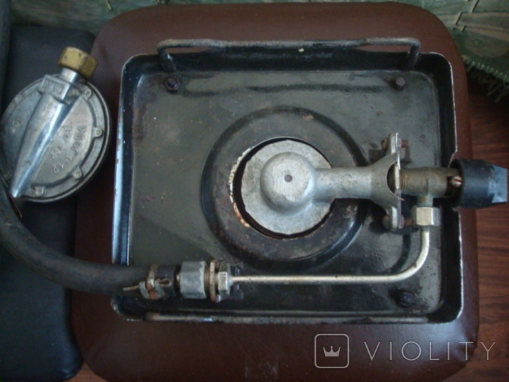 Газовая плита СССР одна конфорка с редуктором, фото №5