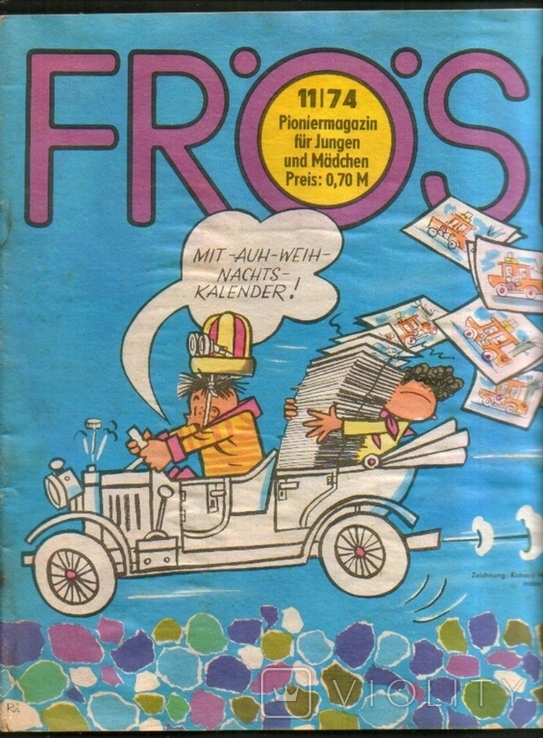 1974 Children's magazine with comics by Frosi FRÖSI, photo number 2