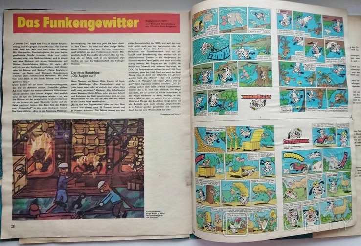 1974 Children's magazine with comics by Frosi FRÖSI, photo number 4