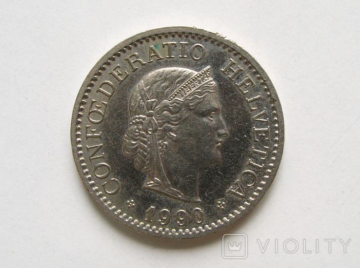 Монеты Швейцарии 20,10,10 раппенов, фото №5