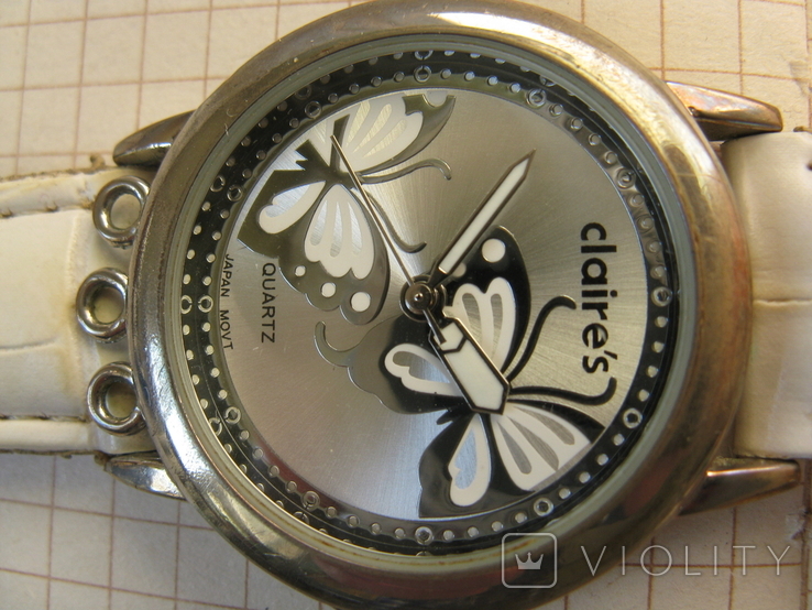 Часы кварц" Claires"на восстановление,зап.части, фото №5