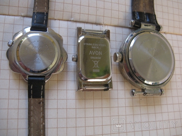 Часы кварц"Avon"на восстановление,зап.части-3 шт., фото №10