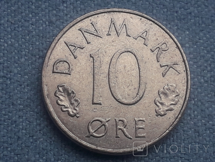 Дания 10 эре 1983 года