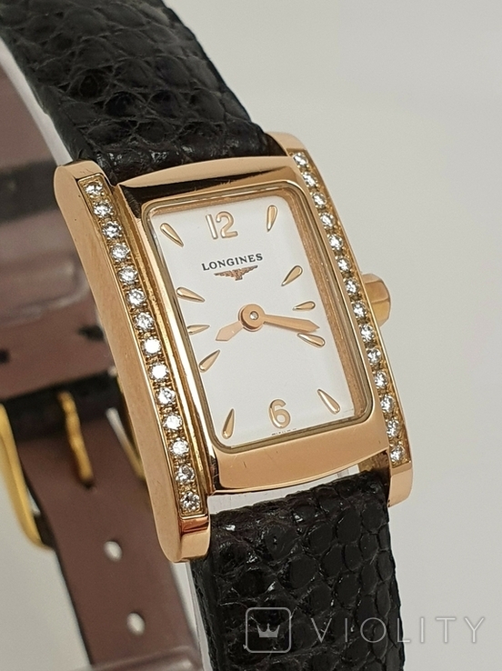 Longines DolceVita l5.158.9 женские золото бриллианты, фото №11