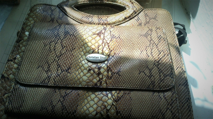Женская сумка Christian Dior "Питон", фото №2