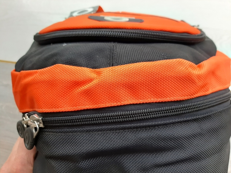 Крепкий мужской рюкзак Okey (оранжевый), фото №6