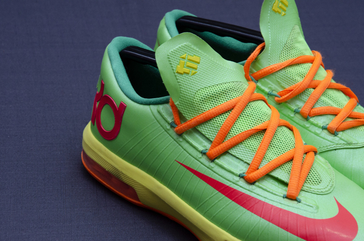 Кроссовки баскетбольные Nike KD 6. Стелька 25 см, фото №5