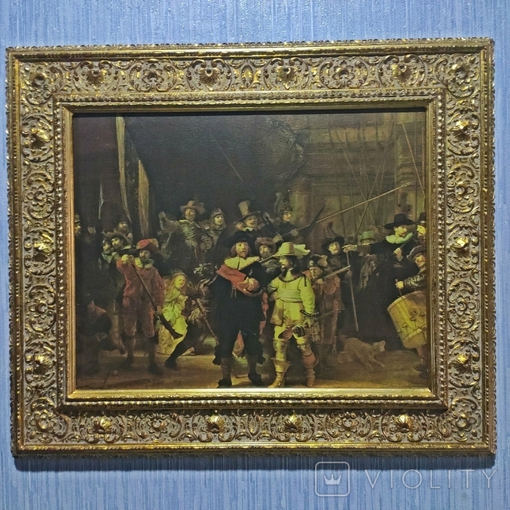 Картина Рембрандта «Нічна варта. Відтворення, фото №2