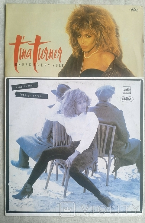 Пластинки " Tina Turner " 2 шт. (1986 и 1990 года)