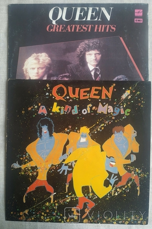 Пластинки " QUEEN" 2 шт. ( 1984 и 1986 года.)