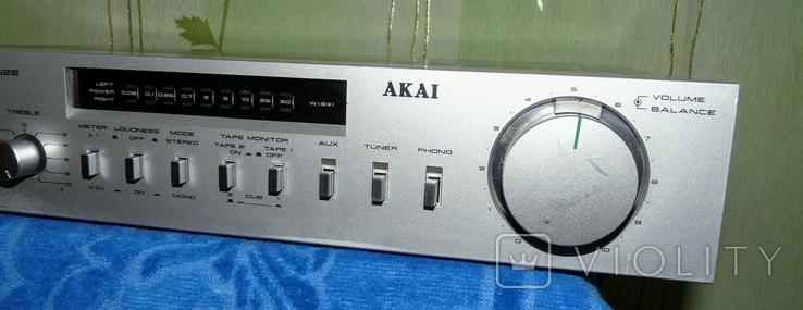 Винтажный усилитель Akai AM-U22, фото №4
