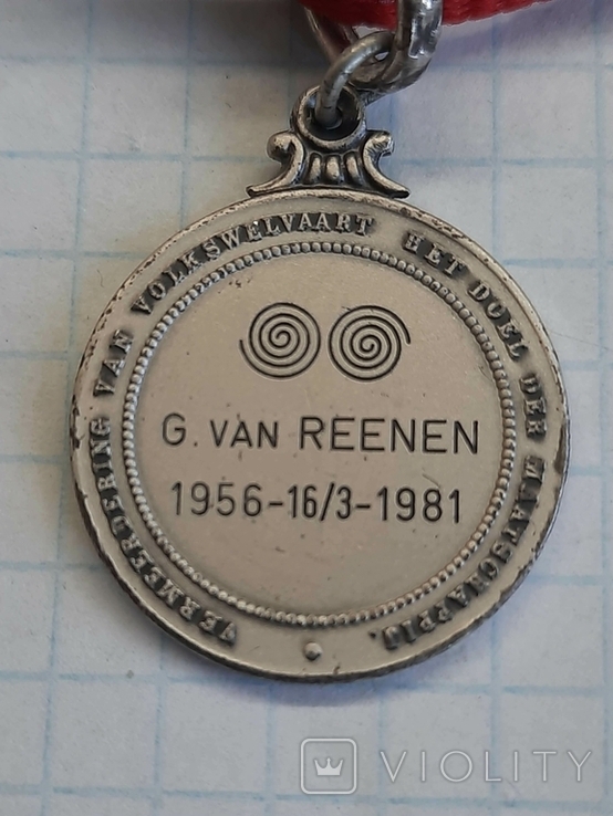 Именная медаль - Голландская компания для промышленности и торговли, фото №5