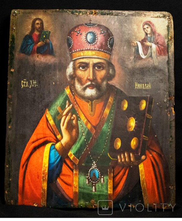 Ікона "Святий Миколай", фото №2