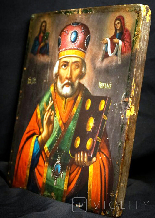 Ікона "Святий Миколай", фото №6
