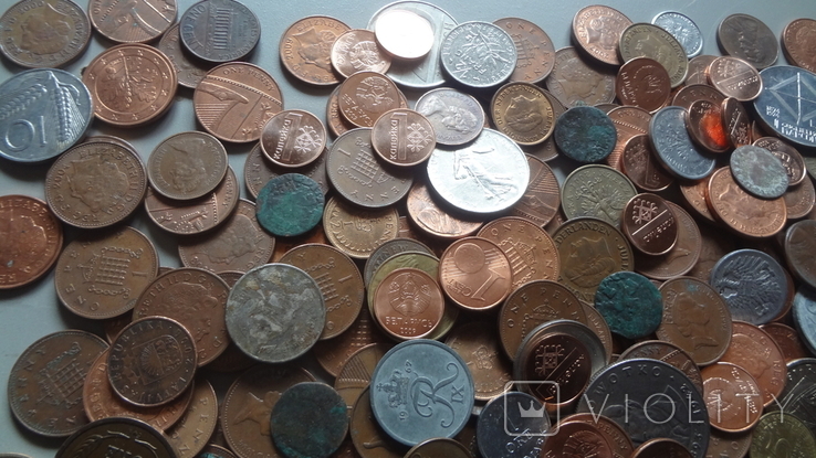 Мегалот. Только иностранные монеты. 573 штуки. без России, СССР, фото №9